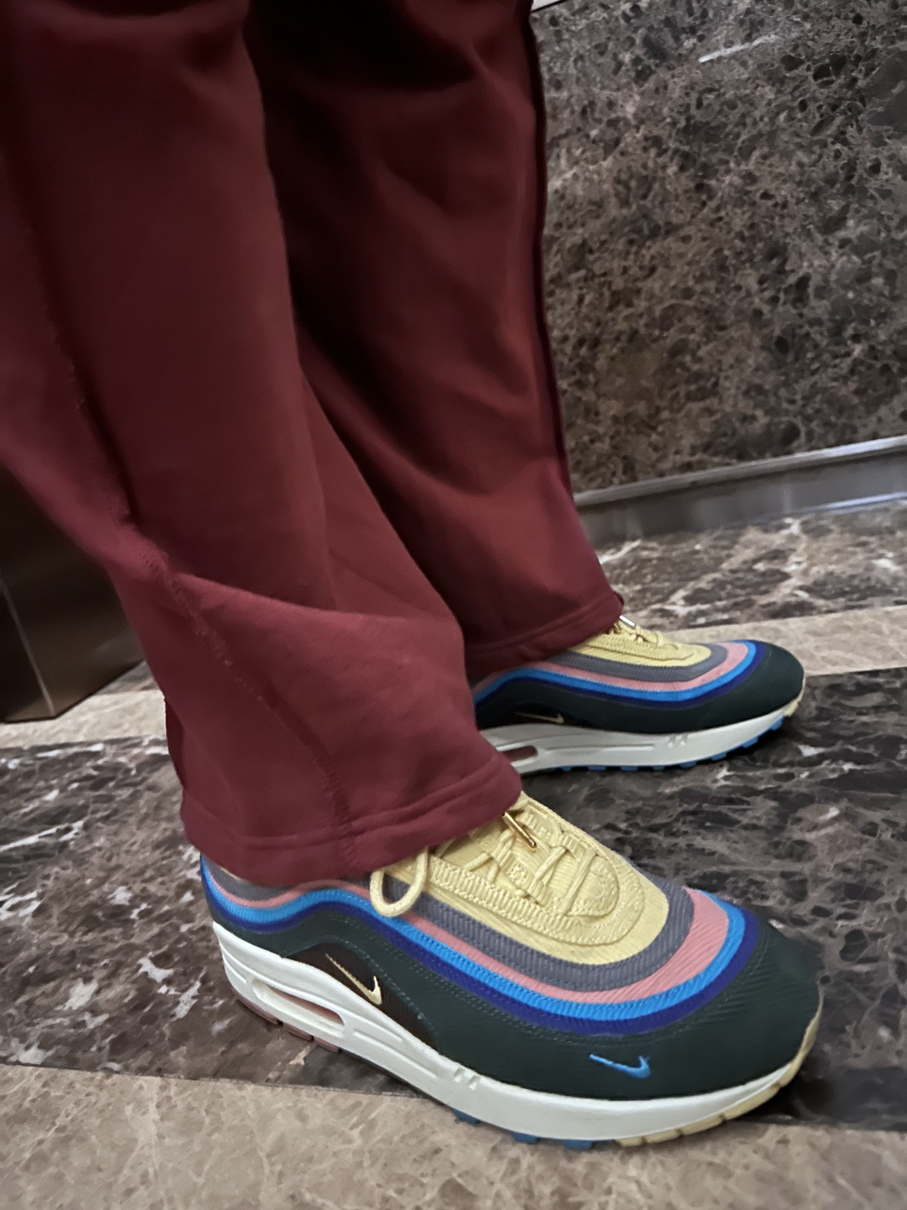 (W) Nike NSW Oversized Track Jacket Midnight Navy Black - Asia, Nike x Sean Wotherspoon Air Max 1/97 착용 스타일 - 3