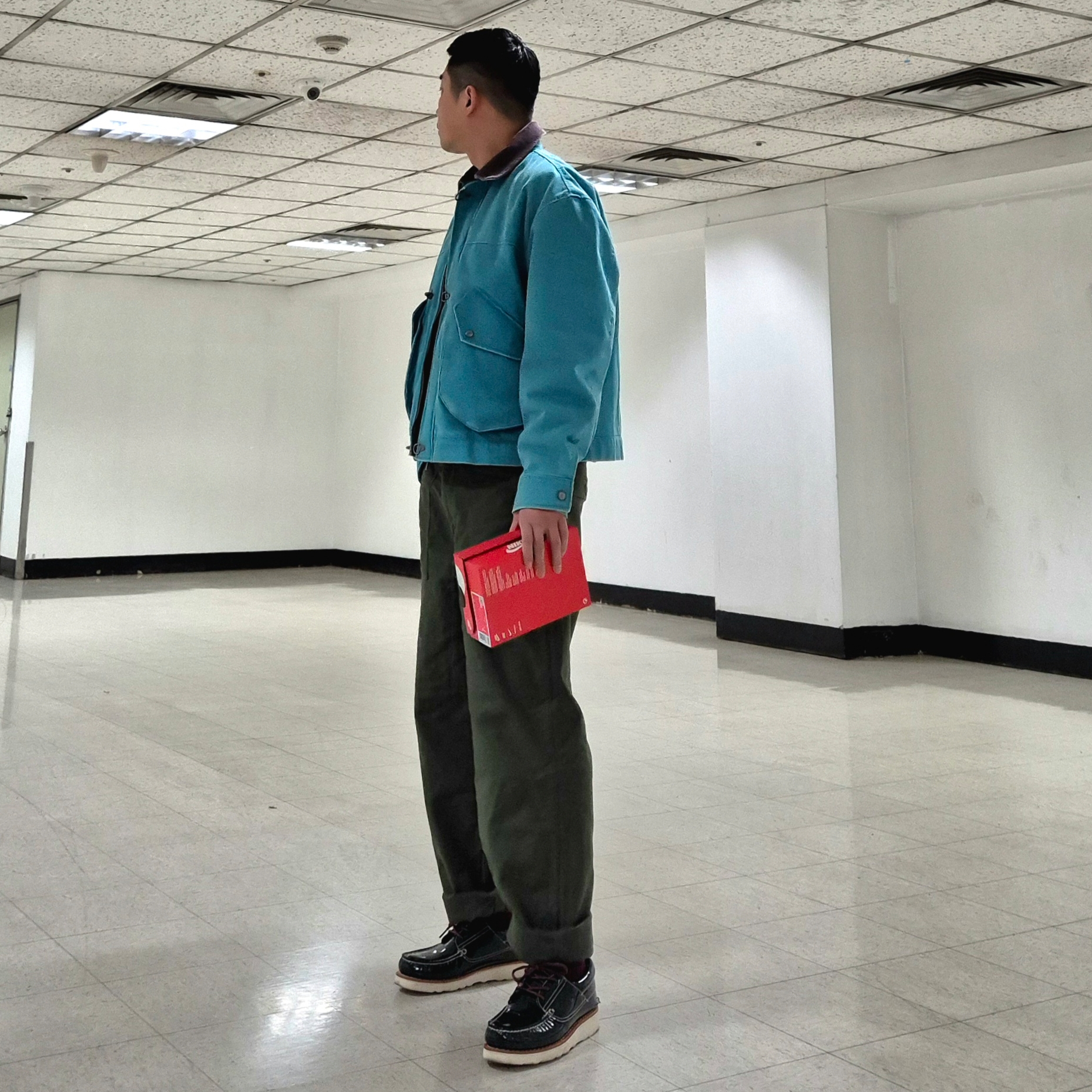 KASINA x Timberland 3 Eye Wedge Vibram Dark Green 착용 스타일 - 3