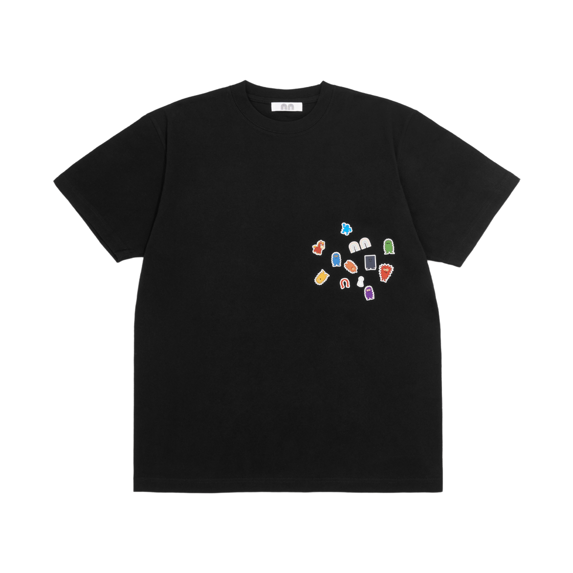 낫뉴 스티커 티셔츠 블랙(Not New Sticker T-Shirt Black)