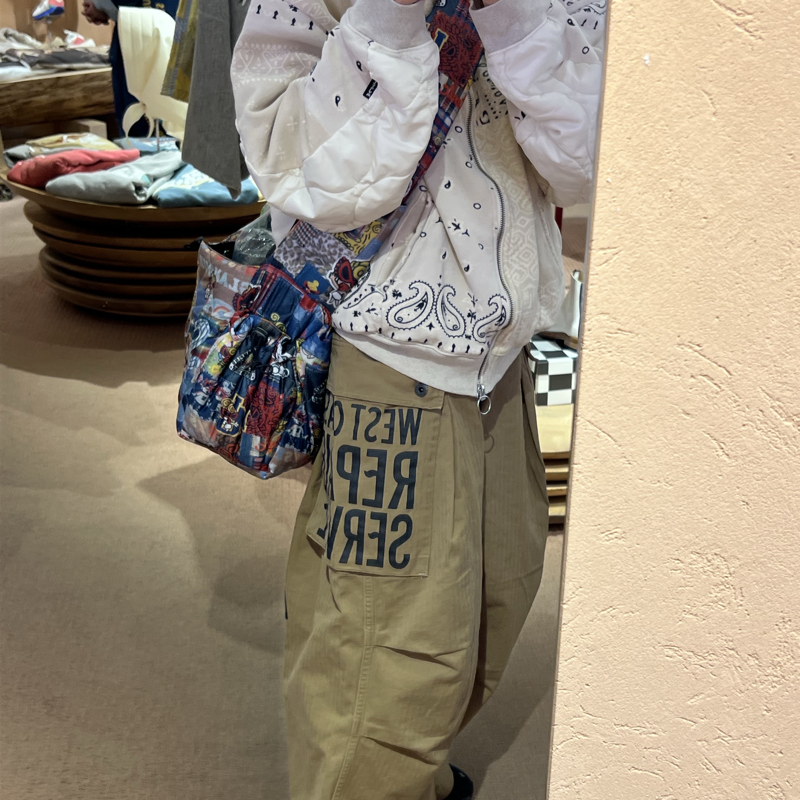 Kapital Fleece Bandana Bivouac Hooded Blouson Kinari 착용 스타일