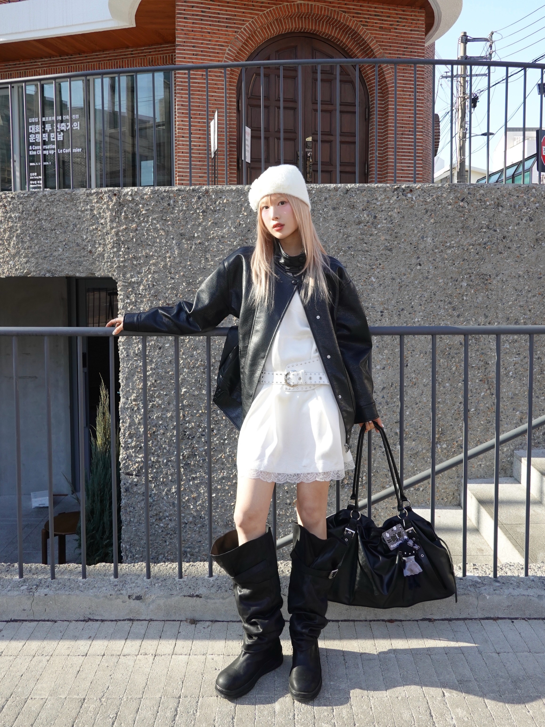 Sanrio Hello Kitty Black Angel Collection Style Up Mascot Angel Black 착용 스타일 - 4