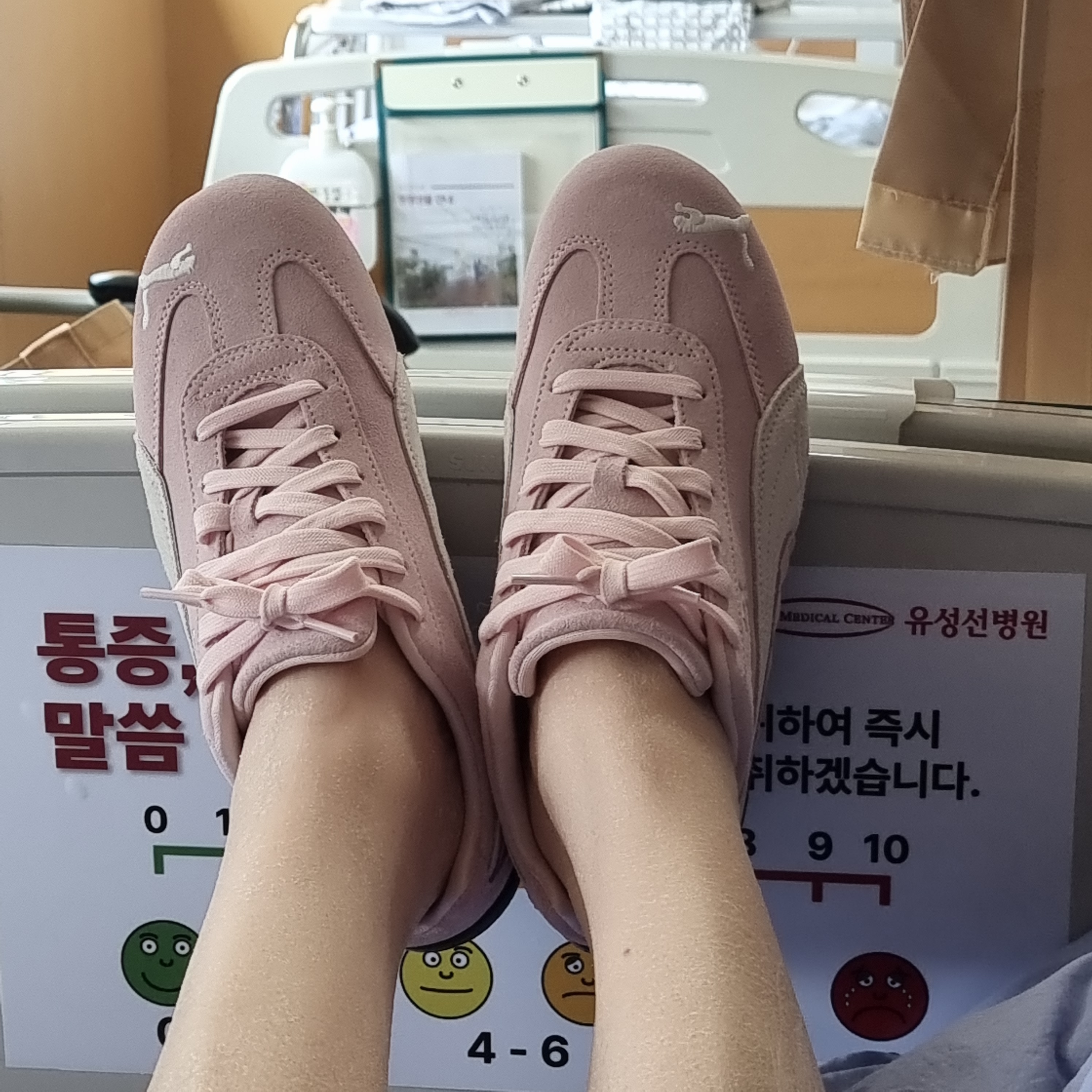 Puma Speedcat OG Pink White 착용 스타일