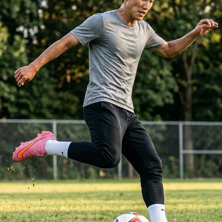 Nike Zoom Mercurial Vapor 16 Elite AG Pro Magic Flamingo Total Crimson 착용 스타일