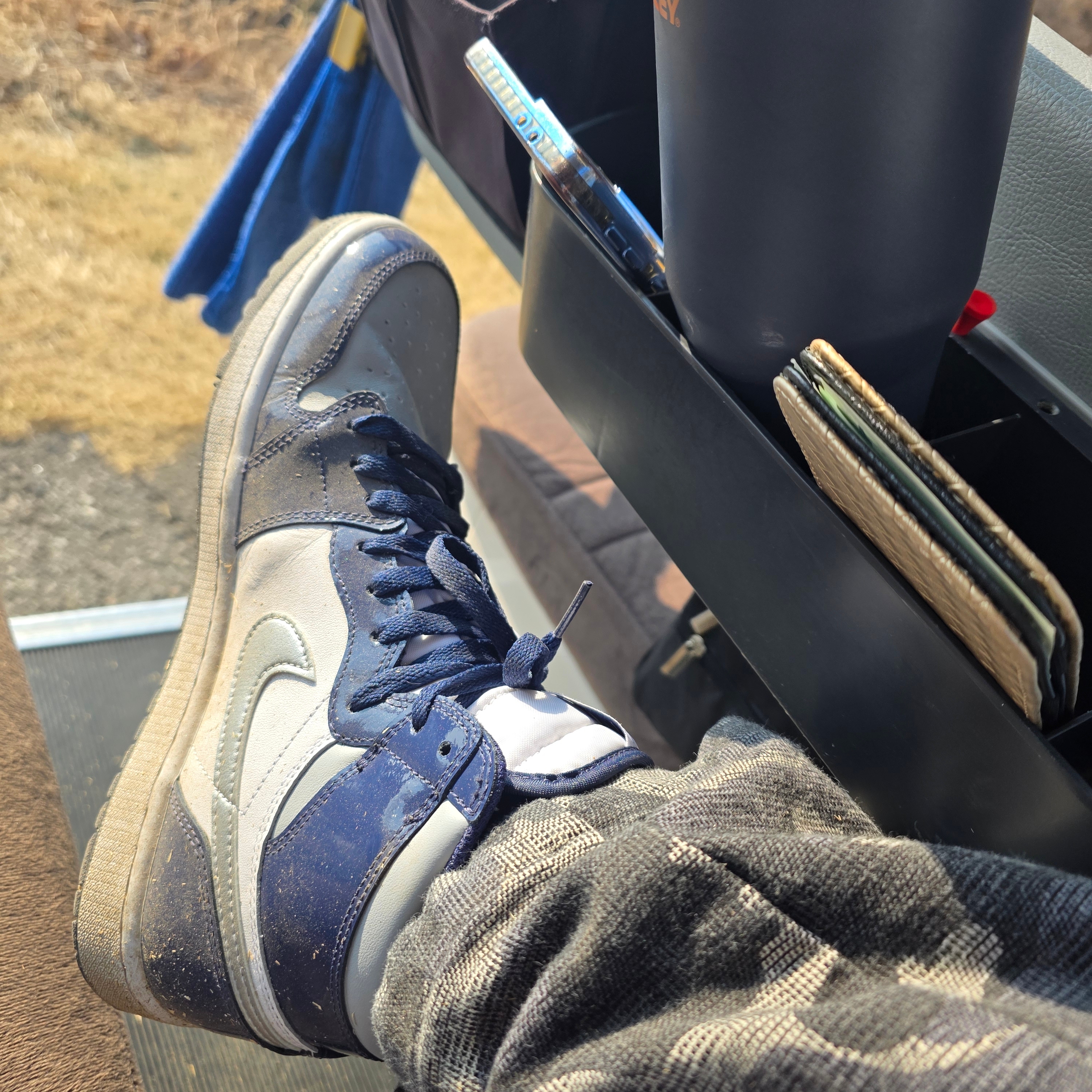 Jordan 1 High Golf Midnight Navy 착용 스타일