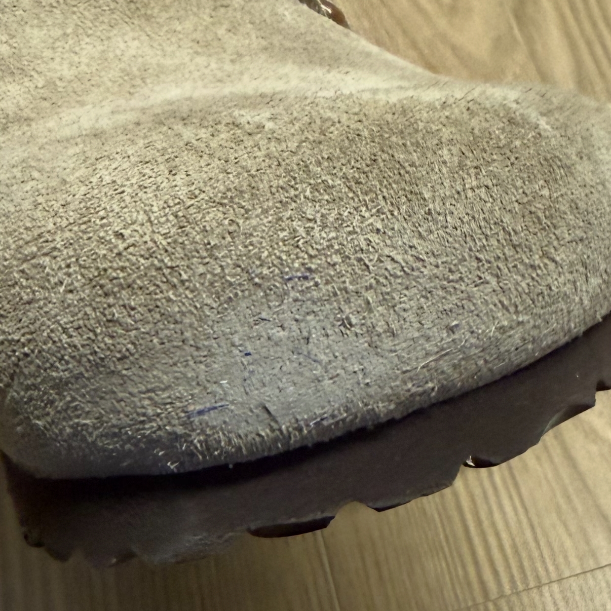 Birkenstock Boston Soft Footbed Taupe - Regular 착용 스타일 - 1