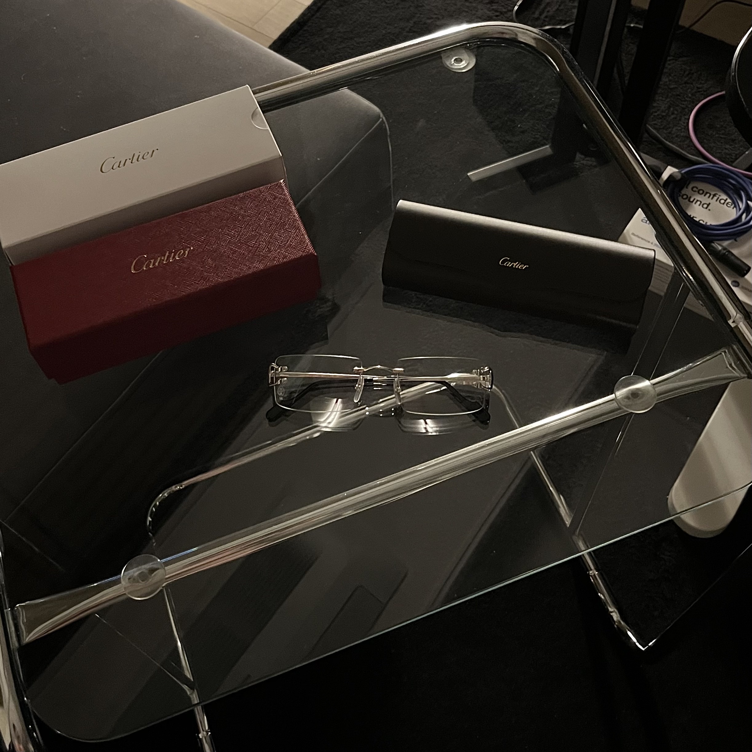 Cartier C Decor CT0488O-002 Silver 착용 스타일 - 2