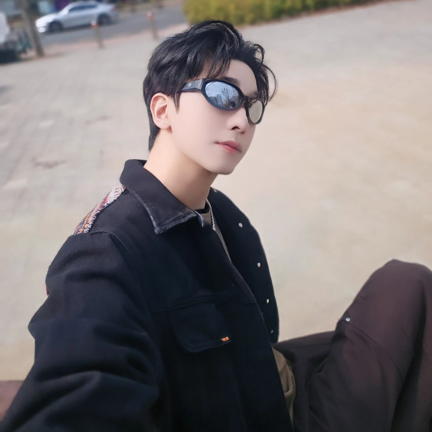 ersco Ancient Denim Trucker Jacket Black, Diesel Dx1446 Red Enamel Stainless Steel Chain Necklace Silver 착용 스타일 - 5