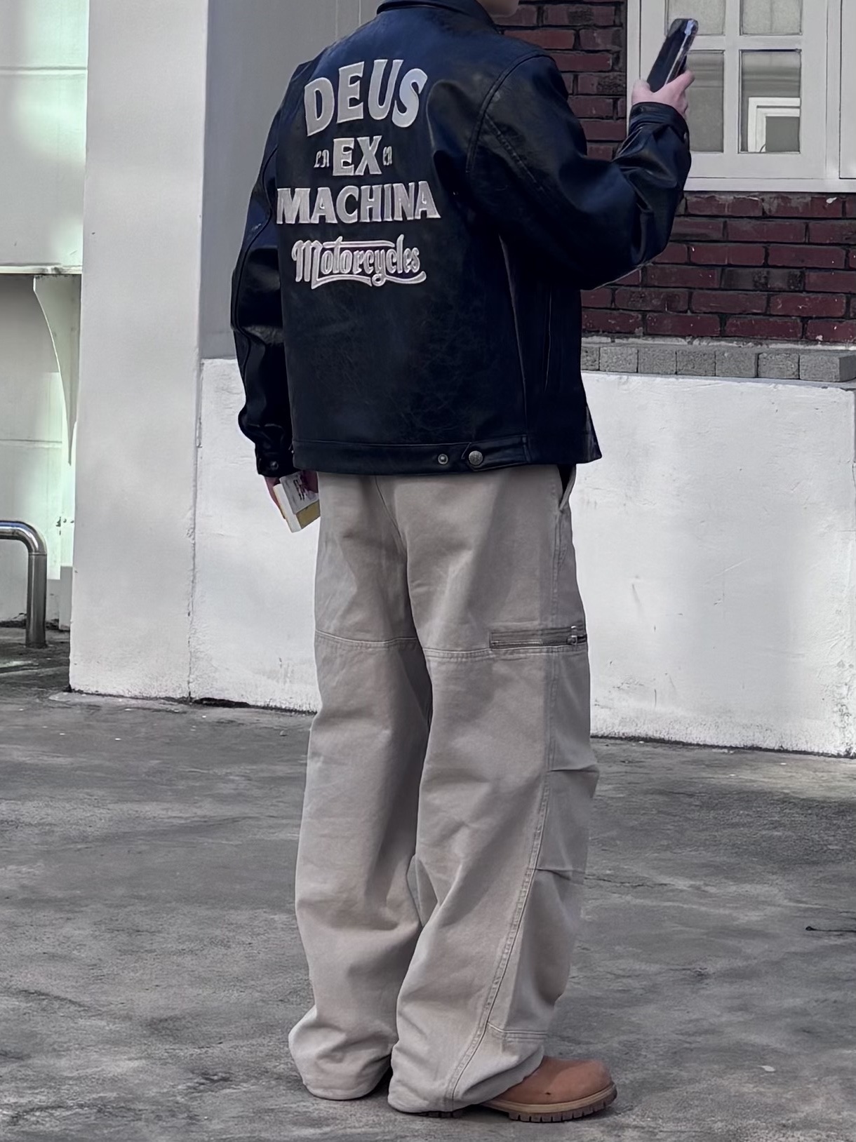 Deus Ex Machina Rider’s Friend Jacket Black, Timberland Premium 6 inch Waterproof Boot Wheat Nubuck - Wide 착용 스타일 - 1