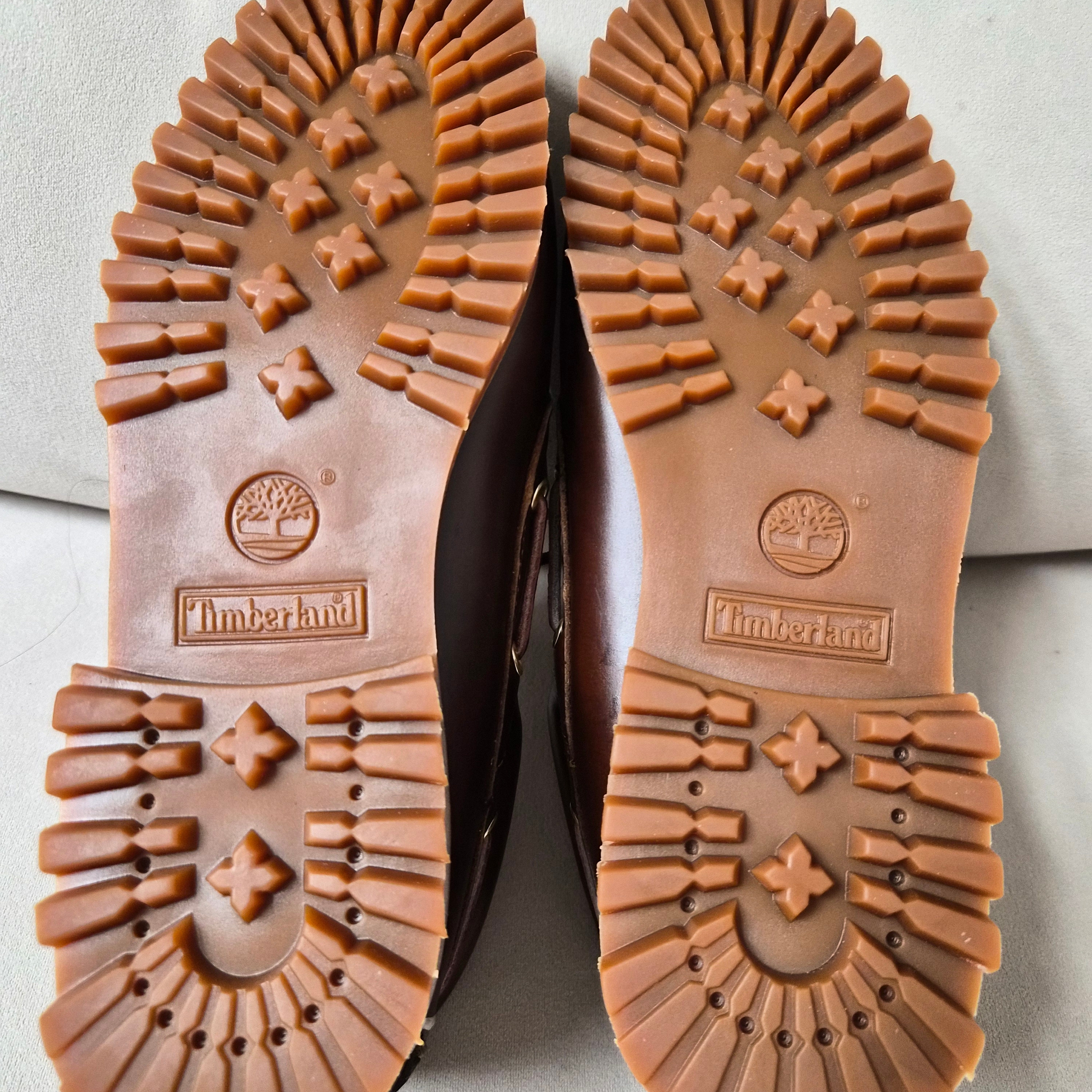 Timberland Classic 3-Eye Boat Shoes Brown - Wide 착용 스타일 - 4
