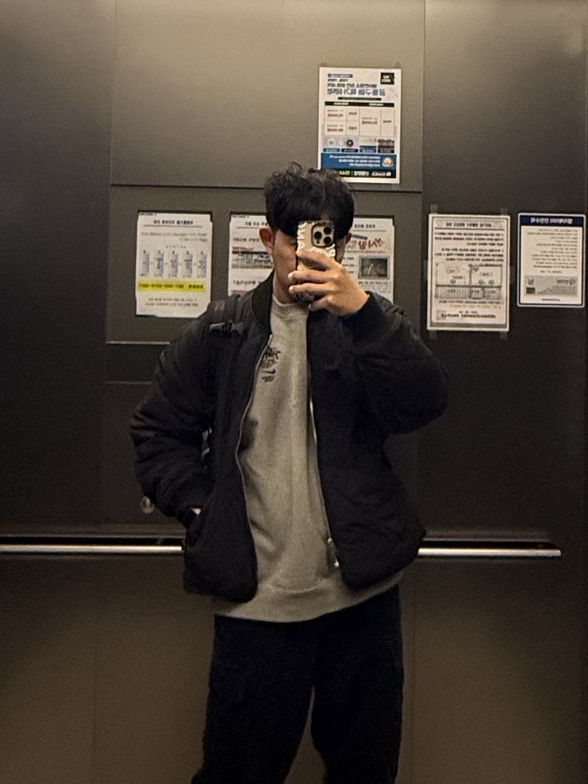 Stussy Dice Quilted Liner Jacket Black, Nike x Stussy NRG ZR Fleece Crewneck Heather Grey - Asia 착용 스타일