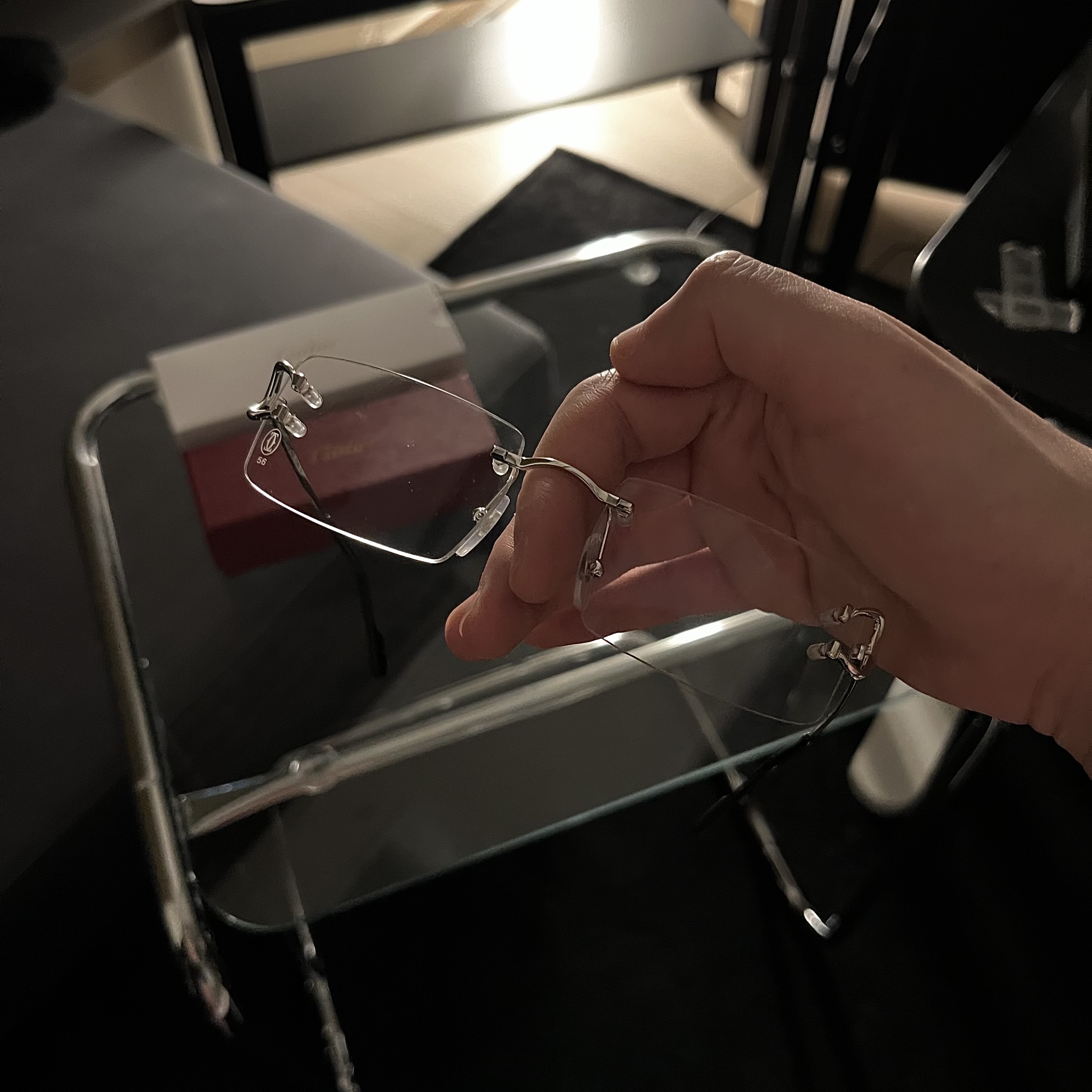 Cartier C Decor CT0488O-002 Silver 착용 스타일 - 4