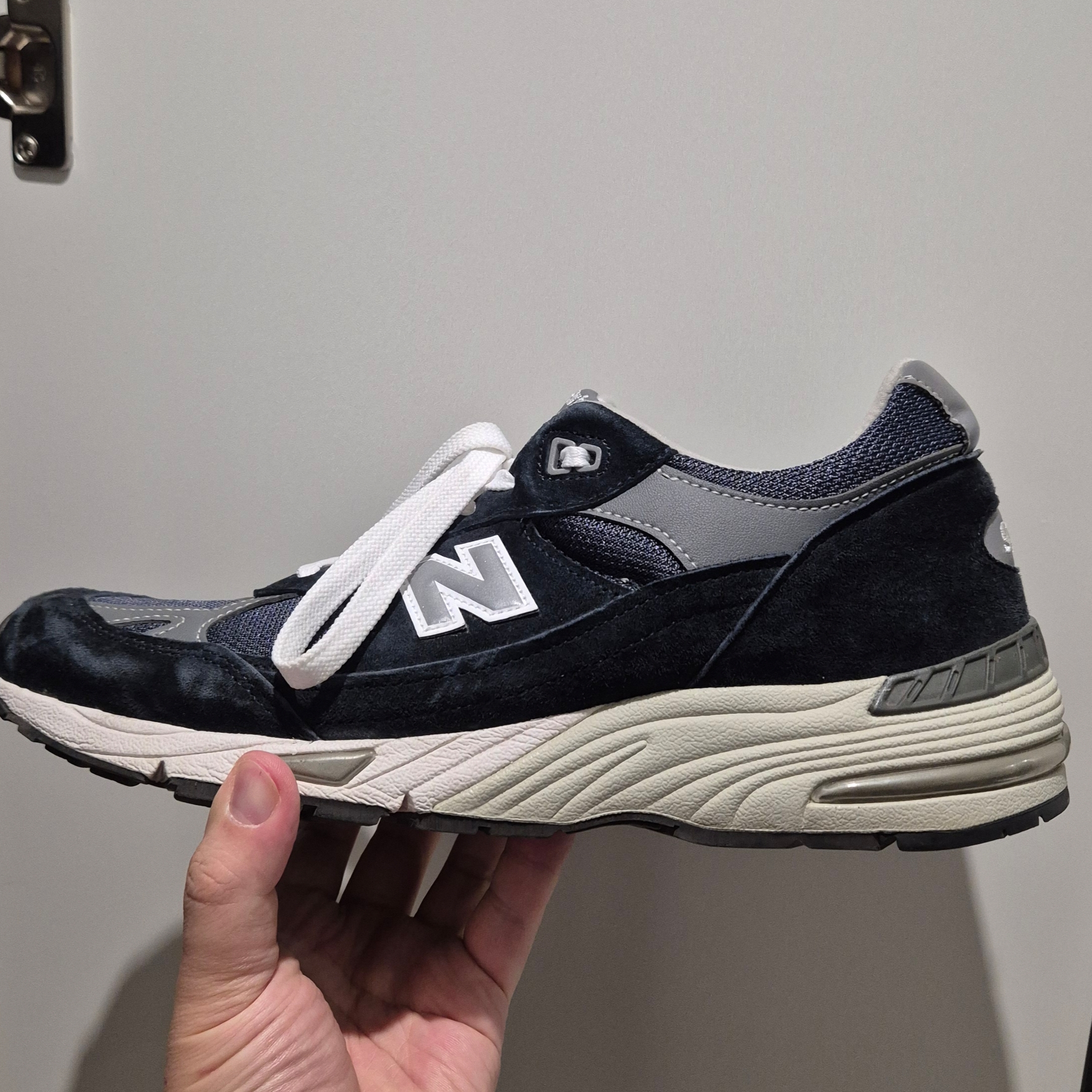 New Balance 991 Made in UK Navy 착용 스타일