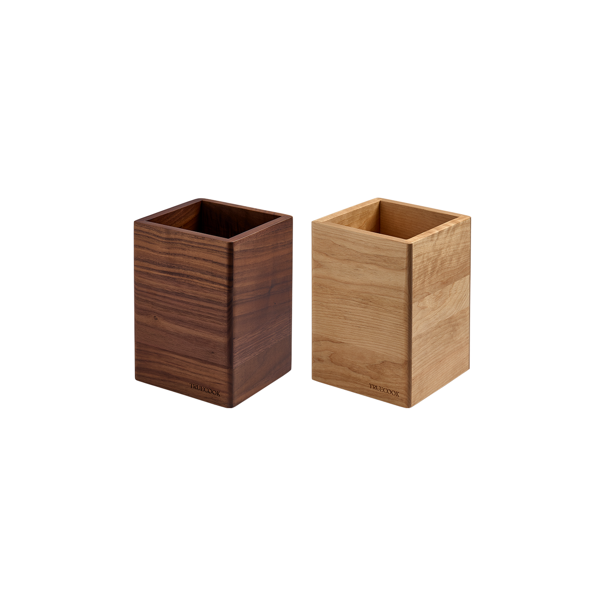 트루쿡 360도 원목 회전 미니 멀티함 조리도구 정리함 보관함 조리도구통(Truecook Kitchen Tools Mini Storage Box) - 1