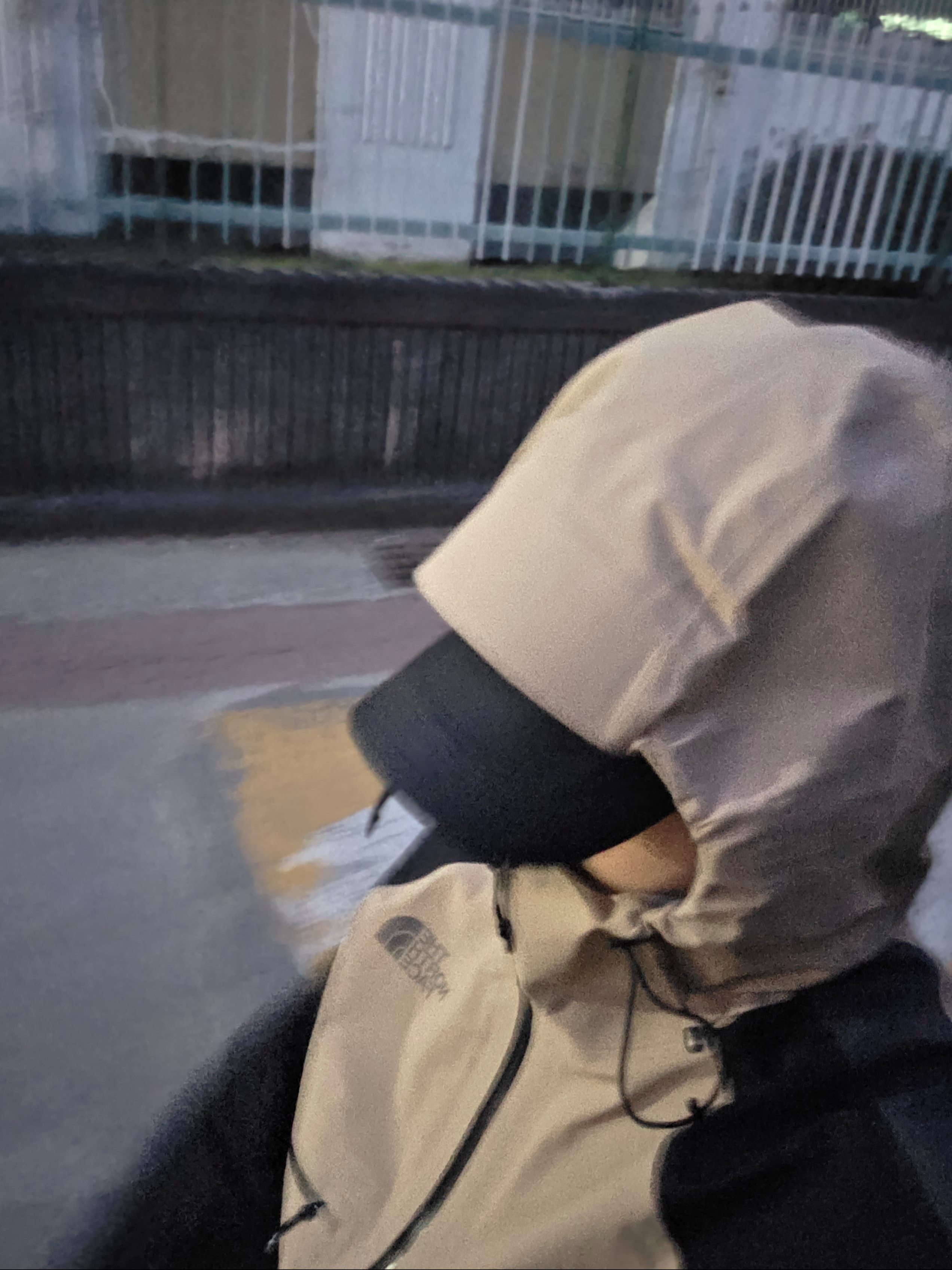The North Face White Label Slope 3L Jacket Charcoal Grey 착용 스타일