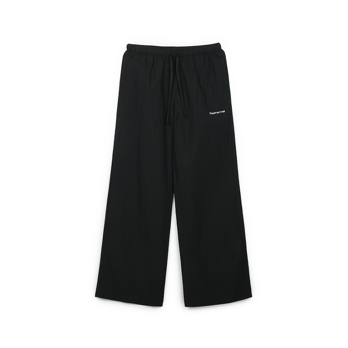그린버터 로우 웨이스트 릴렉스 팬츠 블랙(Greenbutter Low Waist Relaxed Pants Black)