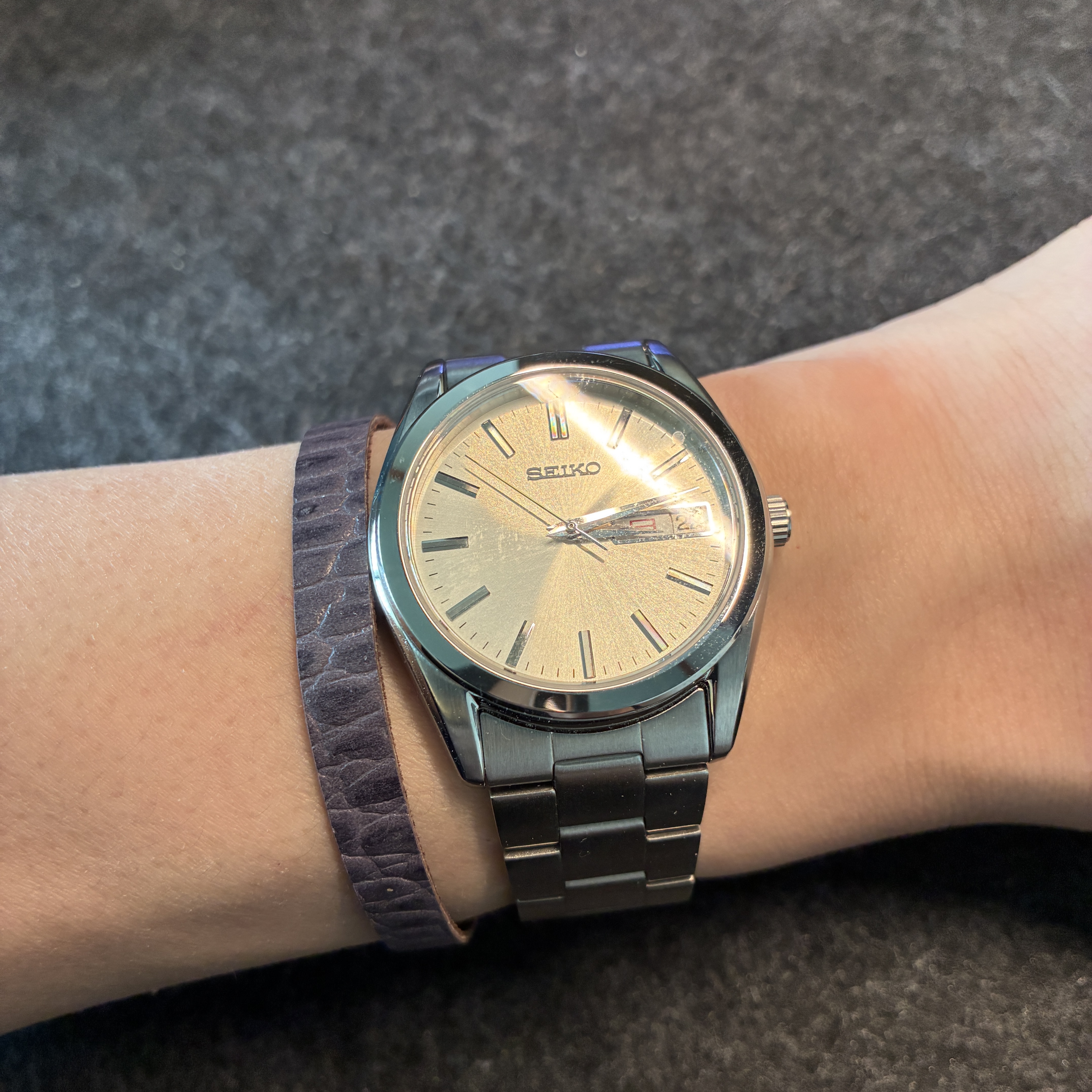 Seiko SBTH007 Silver 착용 스타일