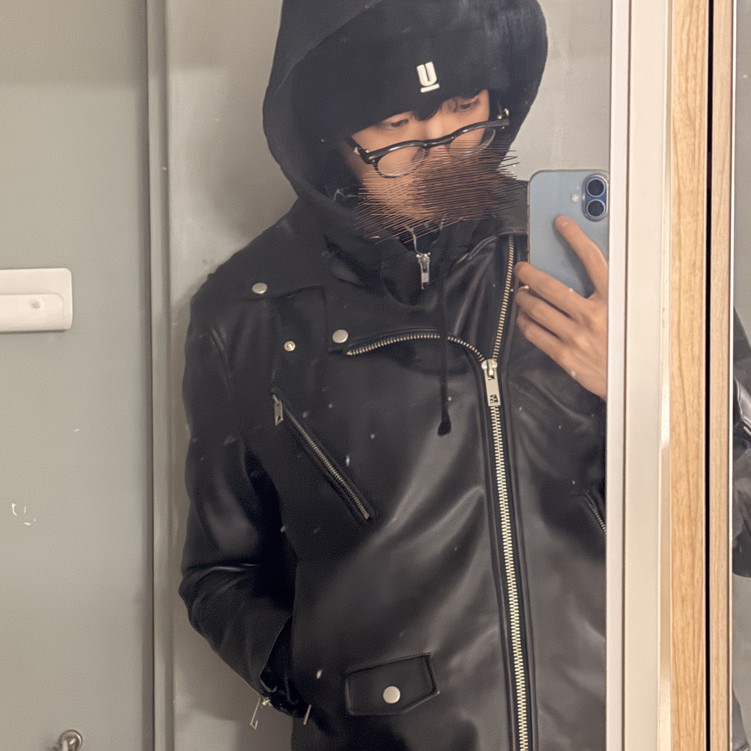 Supreme x MM6 Maison Margiela Box Logo Zip Up Hooded Sweatshirt Black - 26SS, Kapital Fastcolor Selvedge Bandana Spider Peckish Rainbowy Black 착용 스타일