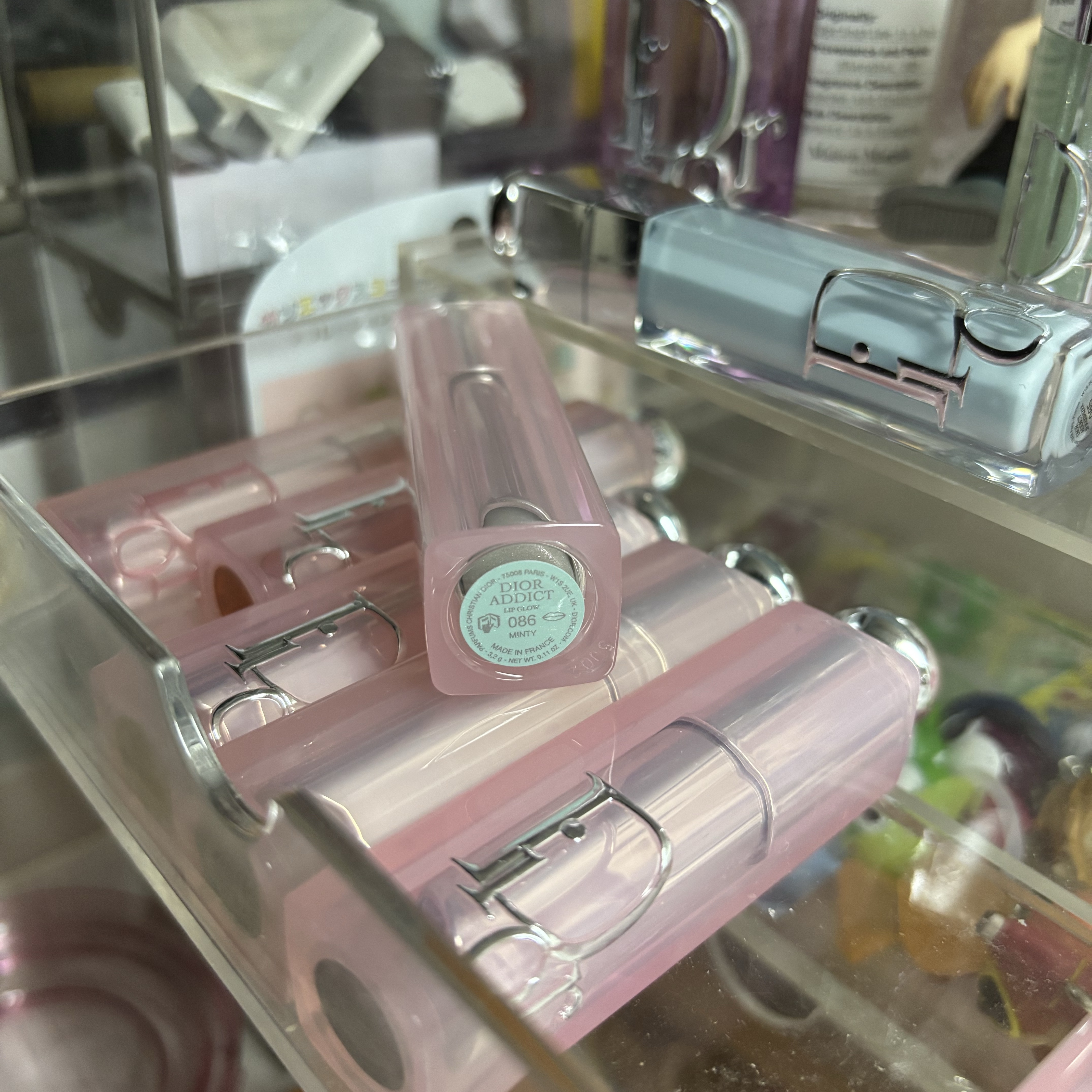 Dior Addict Lip Glow 086 Minty Spring Limited Edition 착용 스타일