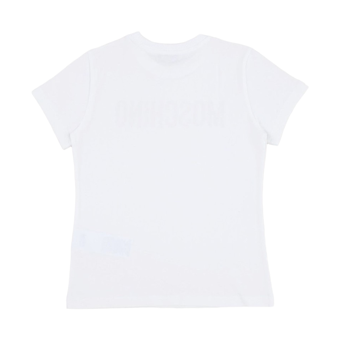 (키즈) 모스키노 로고 프린트 티셔츠 화이트((Kids) Moschino Logo Print T-Shirt White) - 2