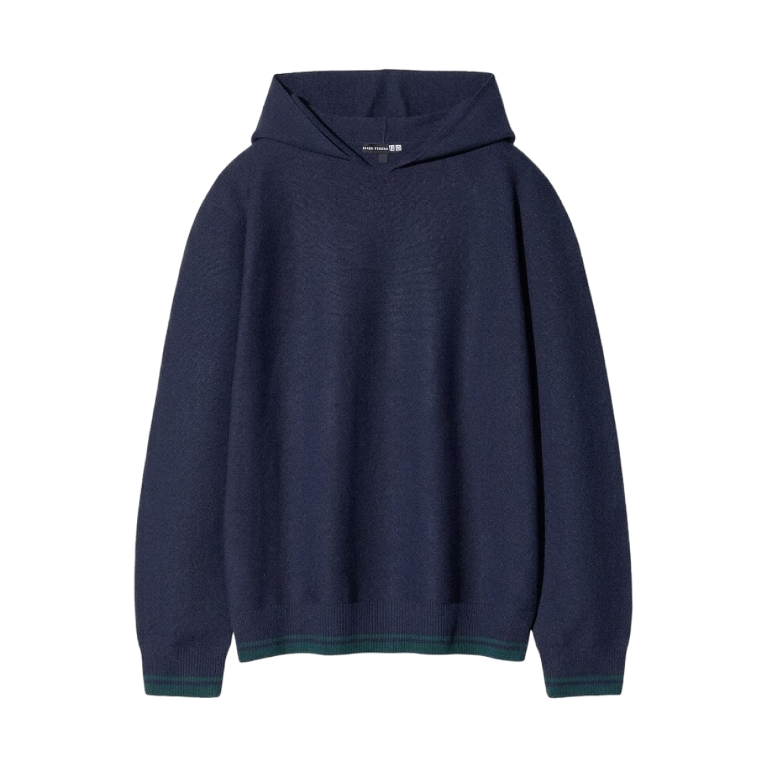 유니클로 x 로저 페더러 워셔블 3D 니트 풀오버 후드 네이비(Uniqlo x Roger Federer Washable 3D Knit Pullover Hoodie Navy) - 1