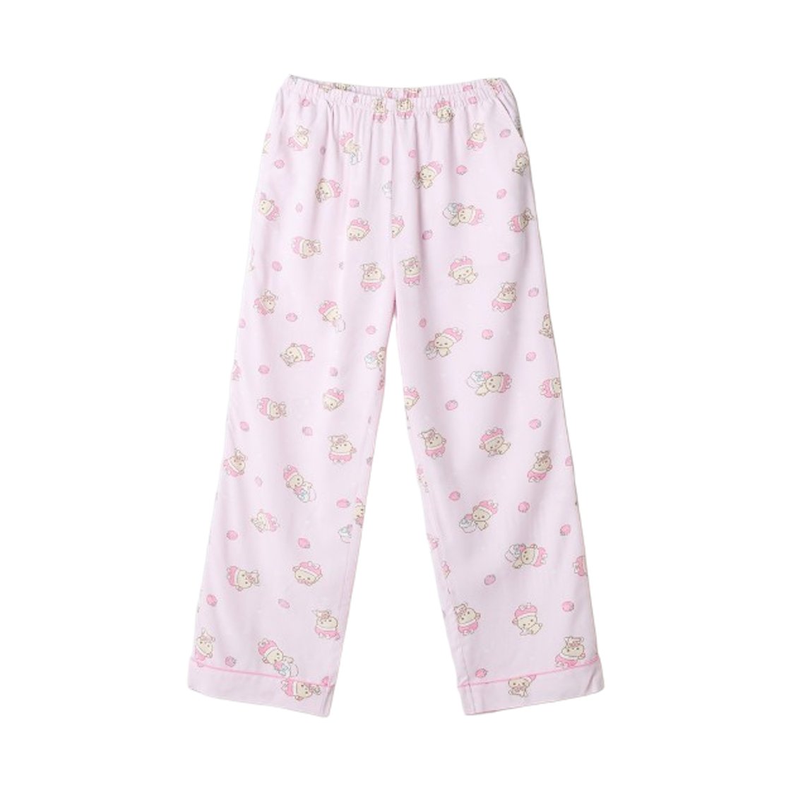 스파오 x 리락쿠마 쿠마들의 자유시간 롱슬리브 파자마 핑크(Spao x Rilakkuma Kuma’s Free Time Long Sleeve Pajama Pink) - 3