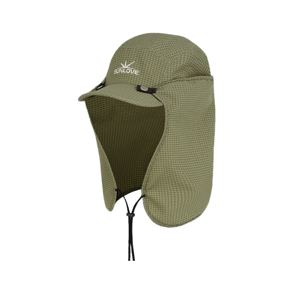 [트리플적립]썬러브 체크 브레스 하이브리드 캡 올리브([트리플적립]SUNLOVE Check Breath Hybrid Cap Olive)