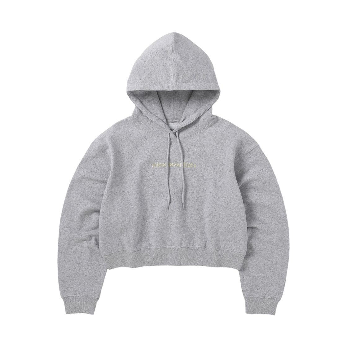(W) 디스이즈네버댓 T-로고 후드 헤더 그레이((W) Thisisneverthat T-Logo Hoodie Heather Grey)