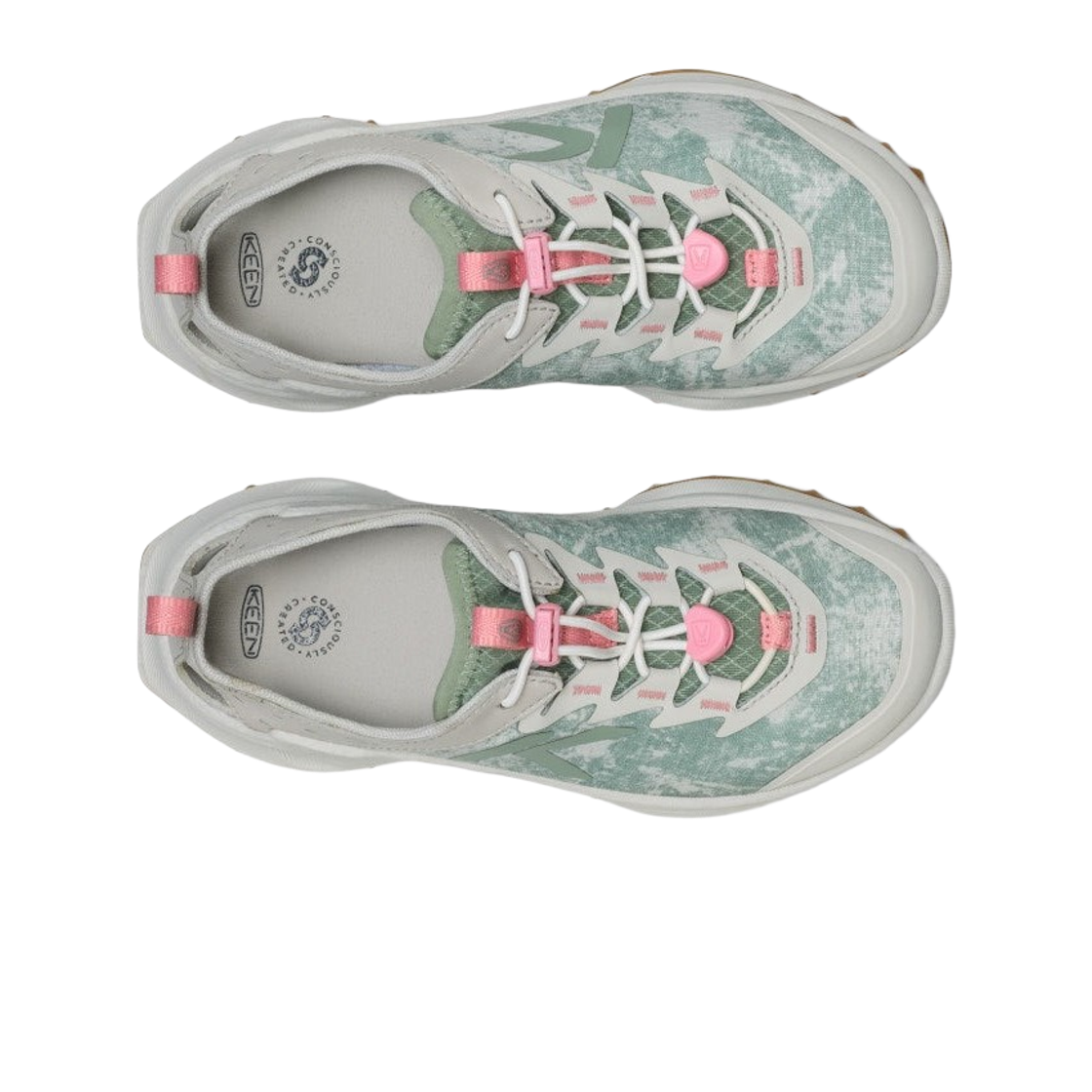 (키즈) 킨 자이오닉 ADV 샌들 베이퍼 오키드 스모크((Kids) Keen Zionic ADV Sandal Vapor Orchid Smoke) - 2