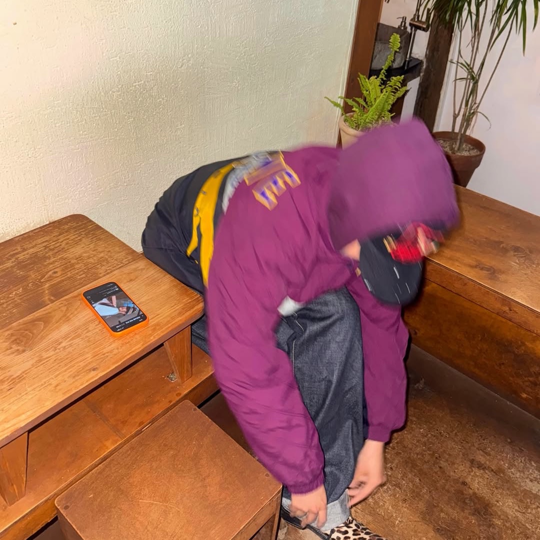 Supreme x MM6 Maison Margiela Split Stadium Jacket Navy - 26SS 착용 스타일 - 6