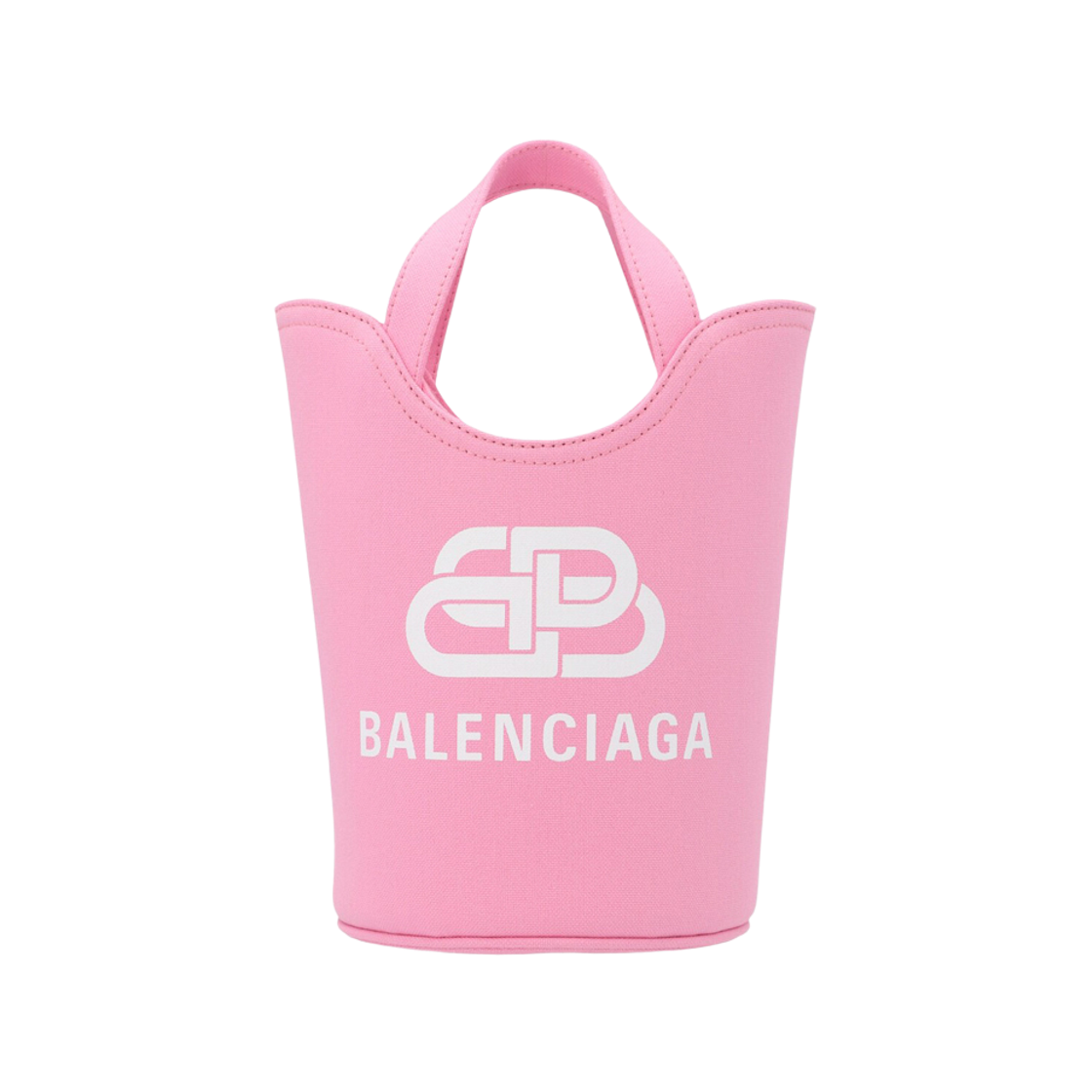 6199792HH135860 Balenciaga Wave Extra Small Tote Bag Pink