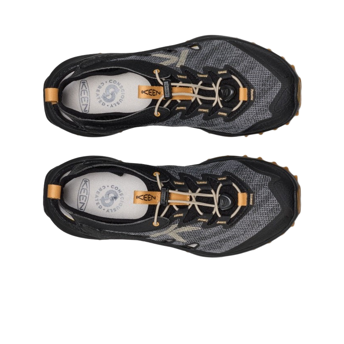 (W) 킨 자이오닉 ADV 오픈에어 하이킹 슈즈 블랙 오크 버프((W) Keen Zionic ADV Open-Air Hiking Shoes Black Oak Buff) - 2