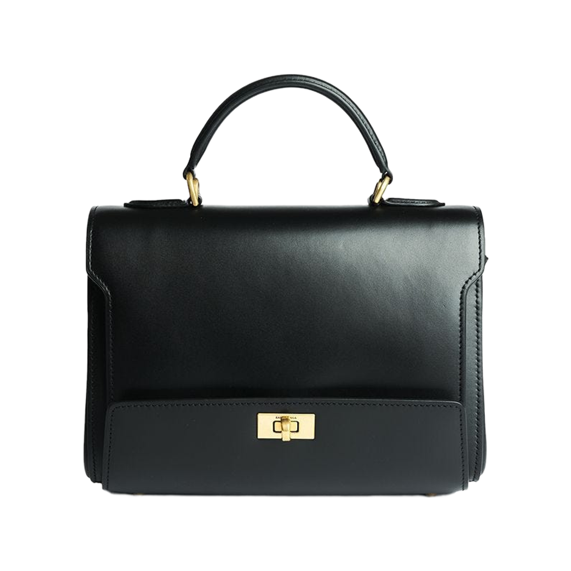 722047210M71000 Balenciaga Money Small Leather Tote Bag Black