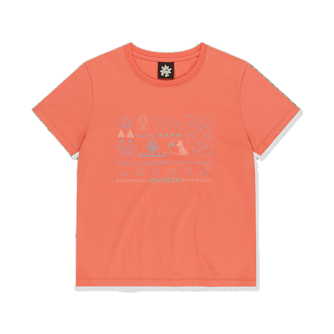 SL261TTSST51OR [트리플적립]SUNLOVE W Nature Sampler Tee Orange