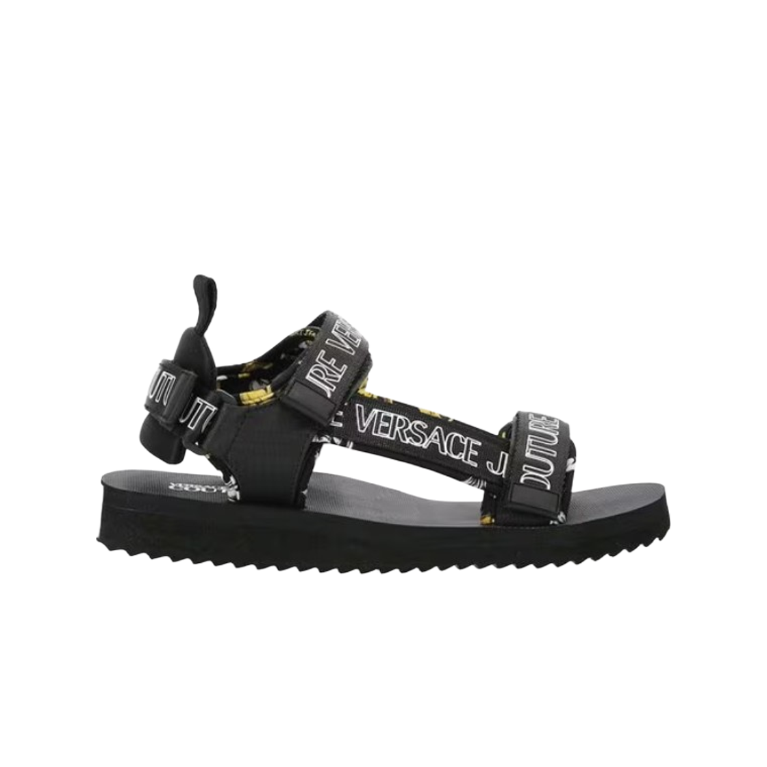 78YA3S7B-ZSC21-G89 Versace Jeans Couture Sandals Black Gold