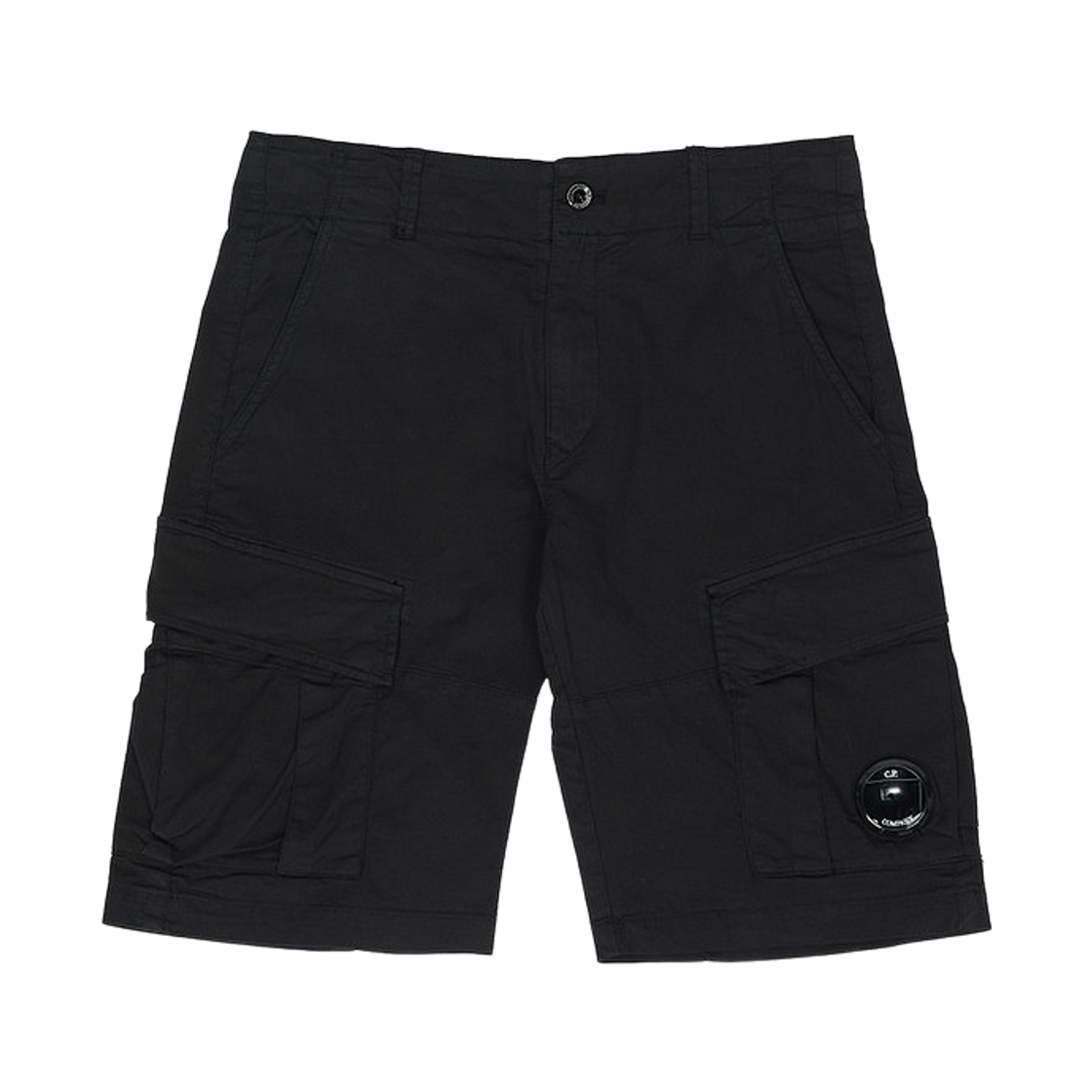 CNQ005LRC0560100 (Kids) C.P. Company Cargo Shorts Black - 26SS