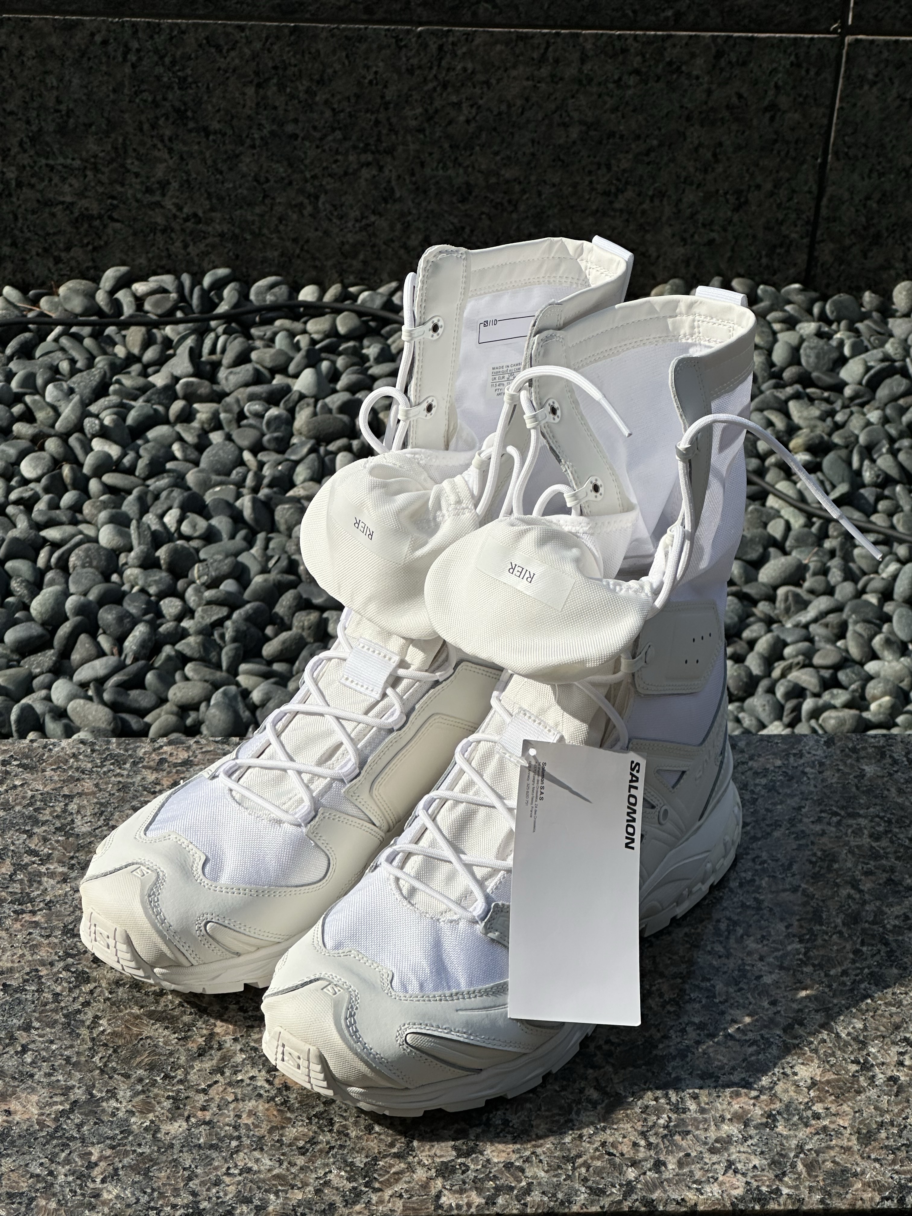 Salomon x Rier XA Jungle White 착용 스타일 - 1