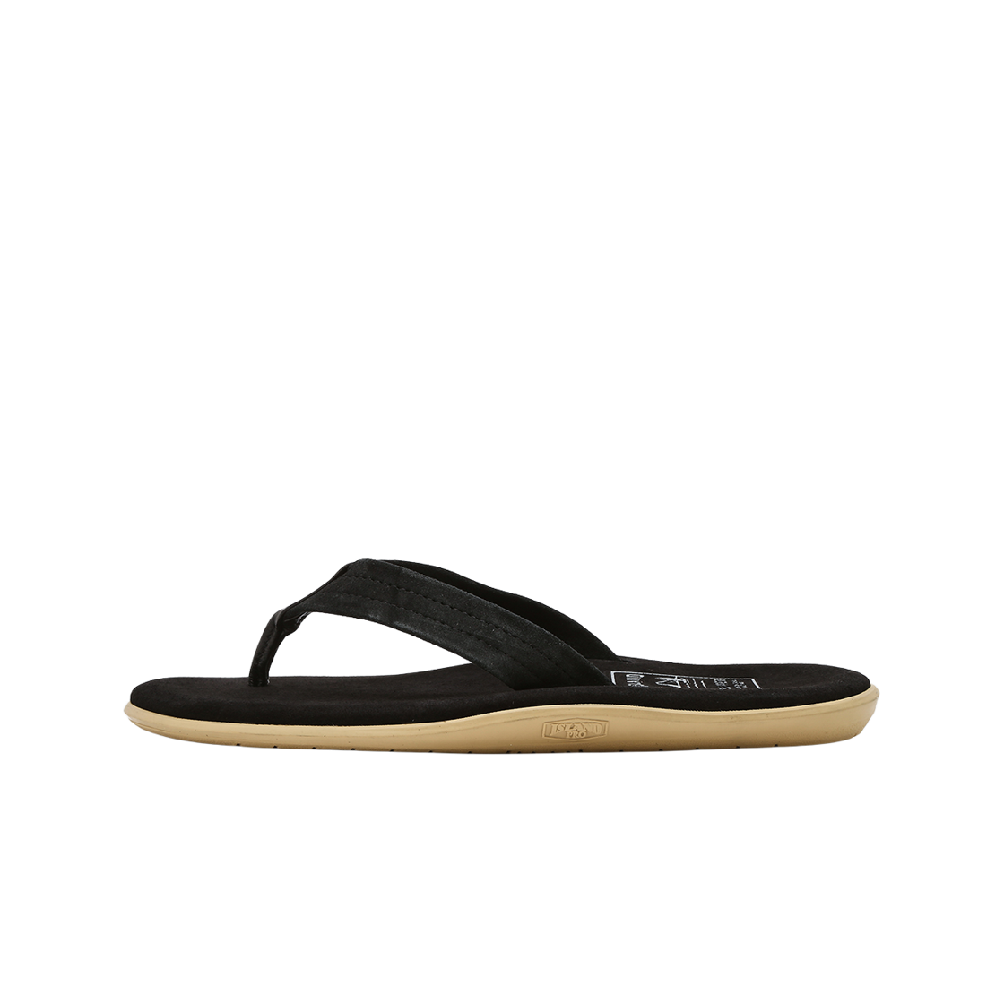 아일랜드 슬리퍼 남여공용 블랙 얼티밋 스웨이드 Y 슬라이드(Island Slipper Unisex Black Ultimate Suede Y-Slide) - 4