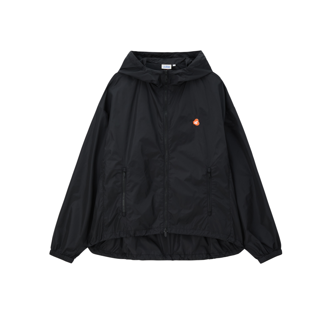 리지 주방월 나일론 후디 점퍼 블랙(LLEGE Jubangwol Nylon Hoodie Jumper Black)