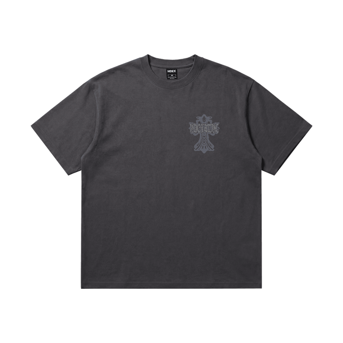 에이치덱스 크로스 숏 슬리브 우먼 차콜(HDEX Cross Short Sleeve W Charcoal) - 1