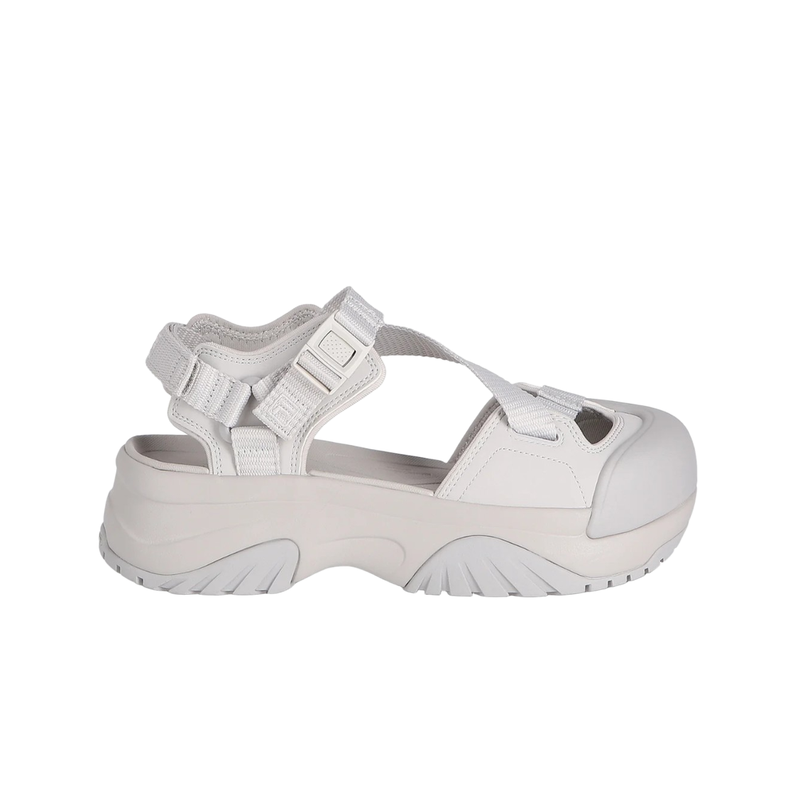 (W) 휠라 페이토 맥스 샌들 그레이((W) Fila Peito Max Sandal Grey)