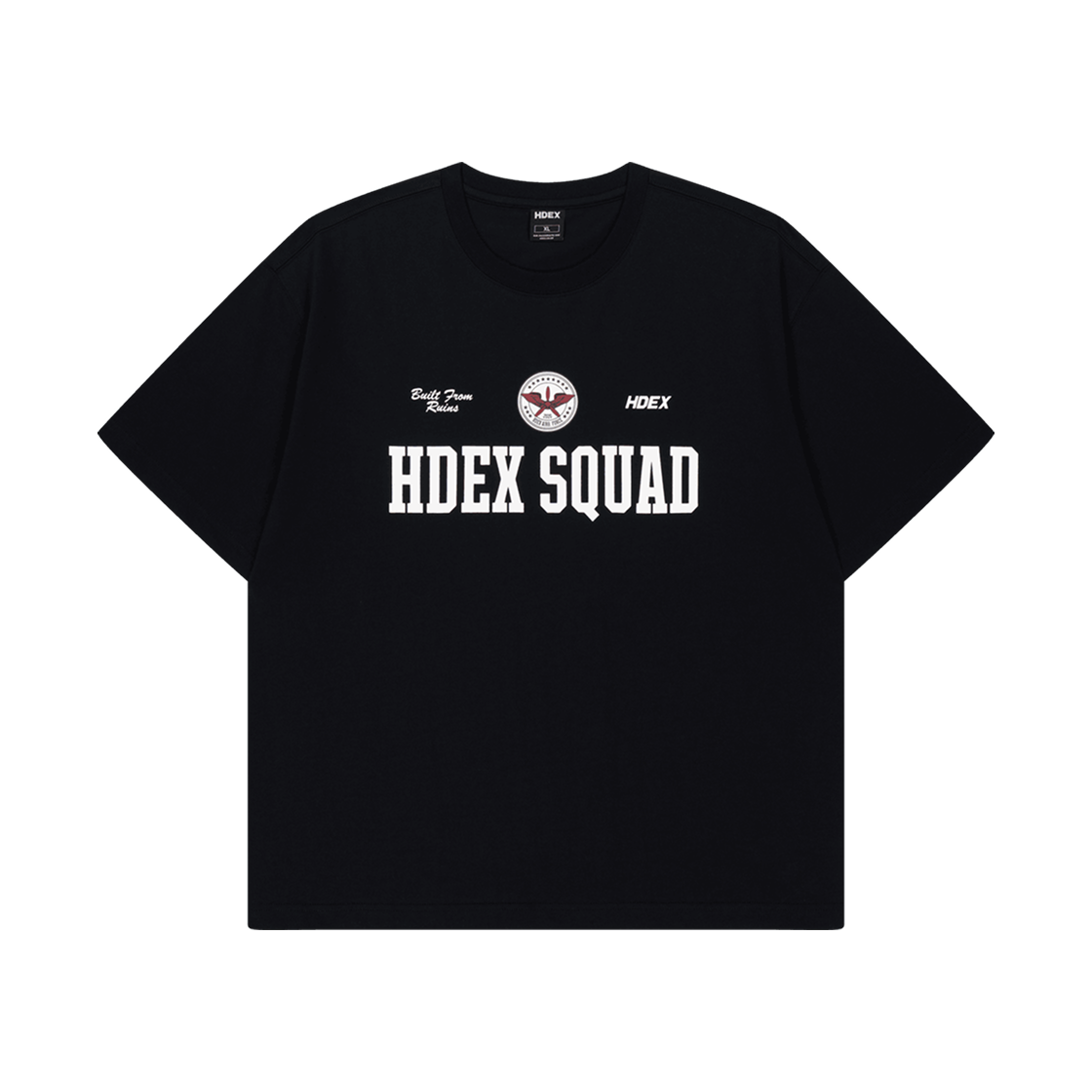 에이치덱스 스쿼드 숏 슬리브 블랙(HDEX Squad Short Sleeve Black)