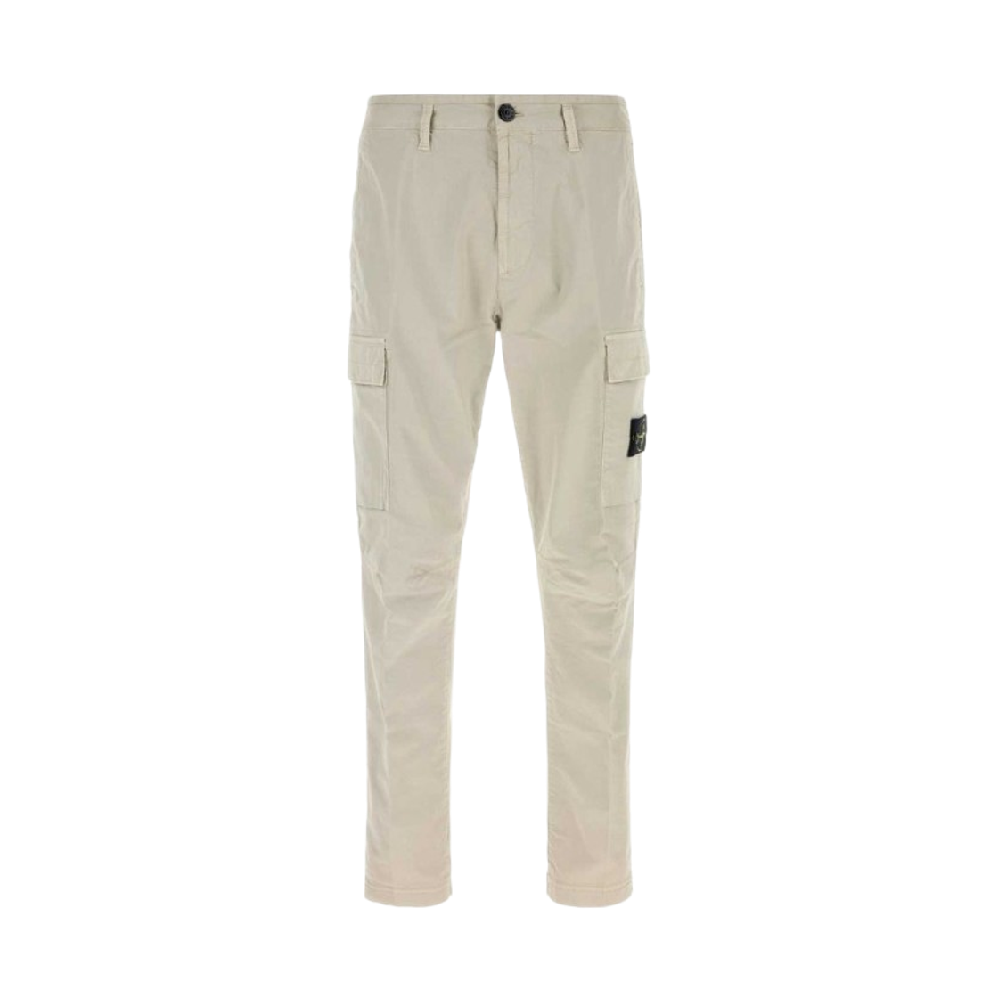L1S1531000-32S0A10-V0061 Stone Island 3100032 Stretch Organic Cotton Twill Regular Tapered-Fit Cargo Trousers Pearl Grey - 26SS
