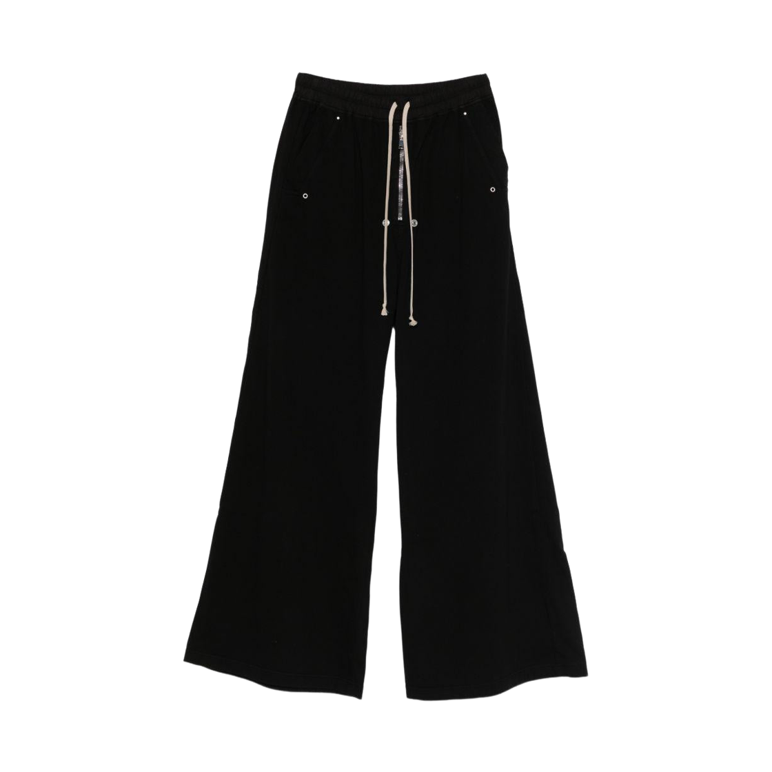DU01F4378-DBK-09 Rick Owens Drkshdw Drawstring Wide Pants Black