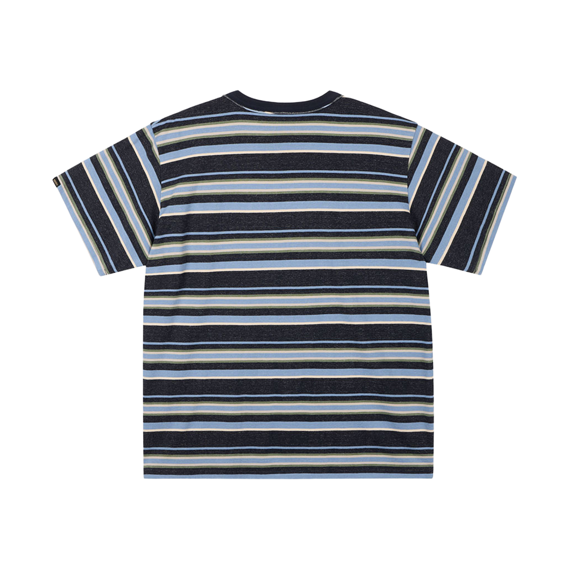 [6% 적립] 데우스 엑스 마키나 포어코트 스트라이프 티셔츠 네이비([6% 적립] Deus Ex Machina Forecourt Stripe Tee Navy) - 2