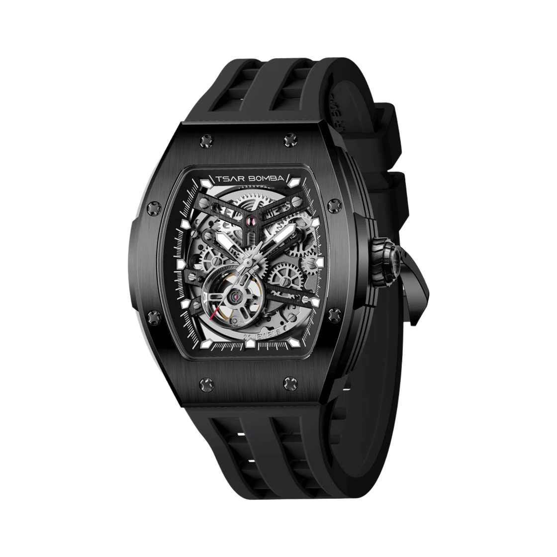 ์ฐจ๋ฅด๋ด๋ฐ ์๋ฆฌ๋ฉํ ์คํ ๋งคํฑ ์์น TB8228A ๋ธ๋(Tsar Bomba Elemental Automatic Watch TB8228A Black)
