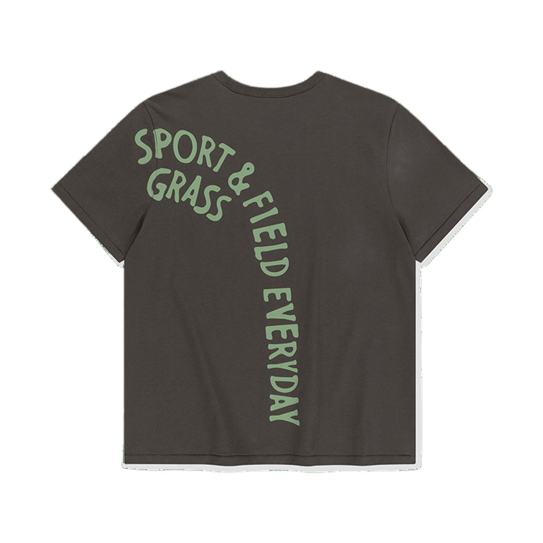 [트리플적립]썬러브 아크 텍스트 티 챠콜([트리플적립]SUNLOVE Arc Text Tee Charcoal) - 2