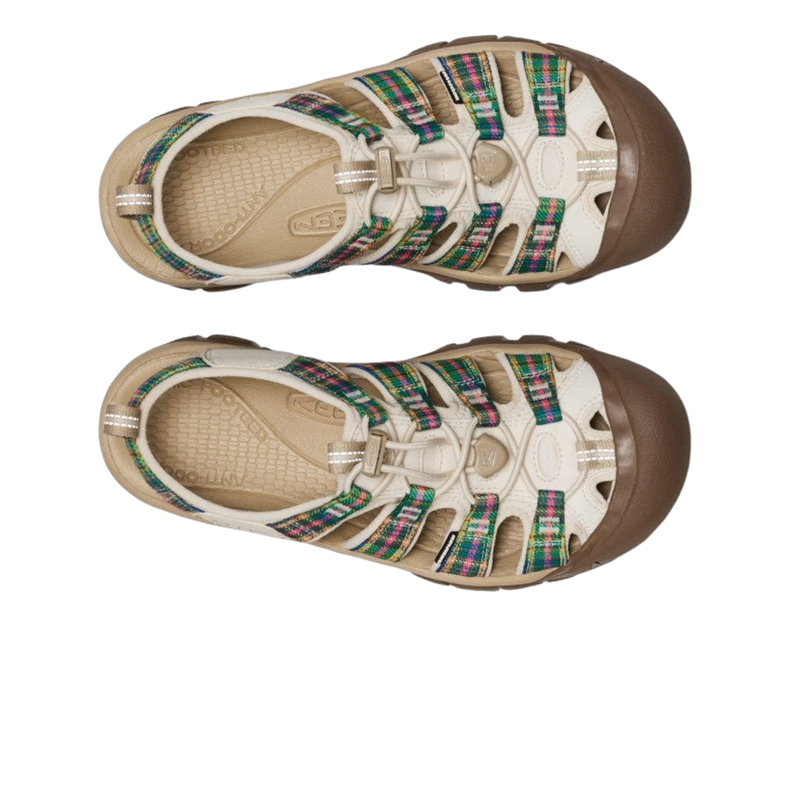 (W) 킨 뉴포트 레트로 멀티 깅엄((W) Keen Newport Retro Multi Gingham) - 2