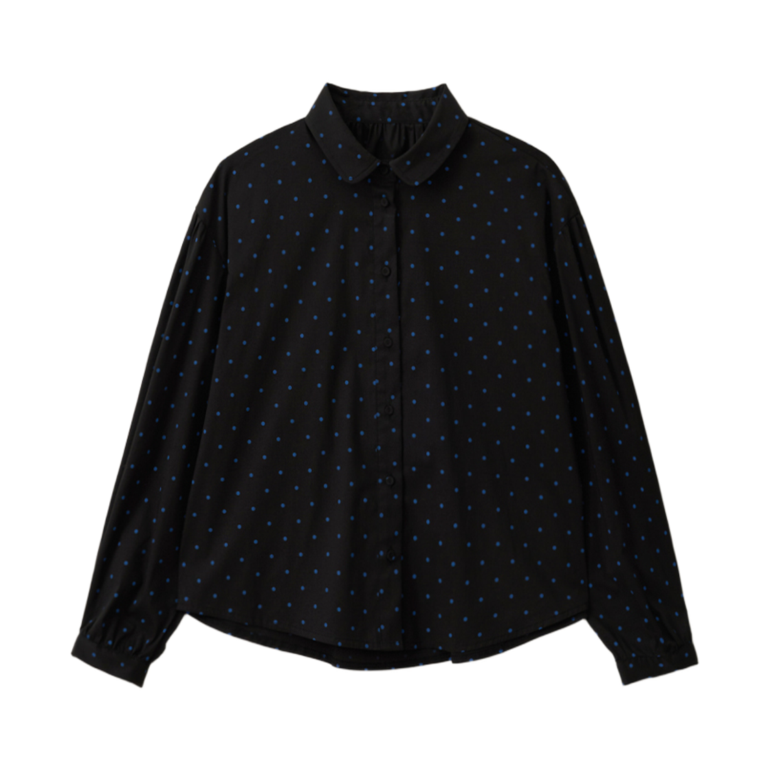 뮈르뮈르 콜마르 소매셔링 도트 블라우스(Murmure Colmar Sleeve Shirring Dot Blouse)