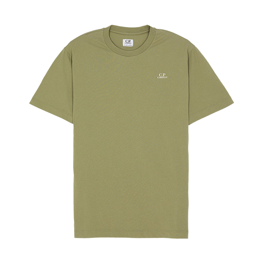 (키즈) C.P. 컴퍼니 숏슬리브 티셔츠 카키 - 26SS((Kids) C.P. Company Short Sleeve T-Shirt Khaki - 26SS) - 2