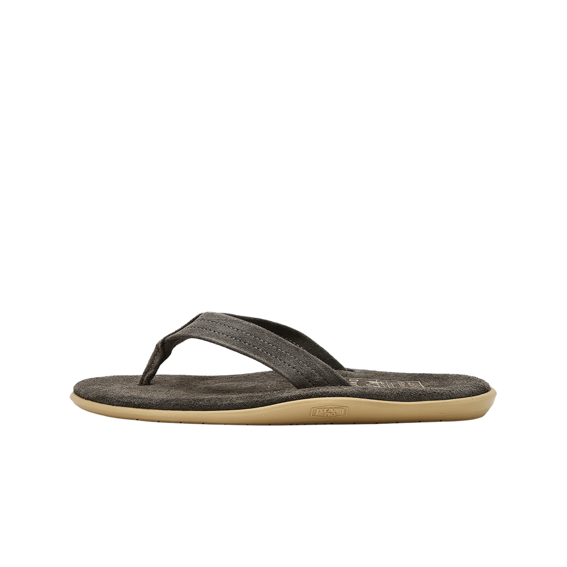 아일랜드 슬리퍼 남여공용 차콜 그레이 클래식 스웨이드 Y 슬라이드(Island Slipper Unisex Charcoal Grey Classic Suede Y-Slide) - 4